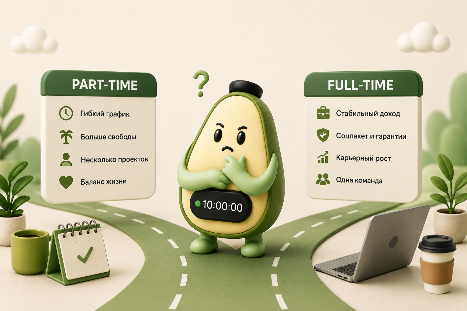 Part-time или Full-time: что выбрать в 2026 году